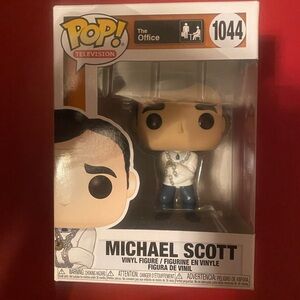 Funko Pop! The Office Michael Scott Figure - Black, White, Blue